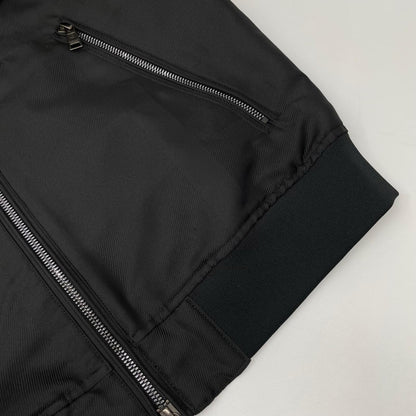 BLACK LABEL CRESTBRIDGE Check Zip Hoodie Jacket Black Size M