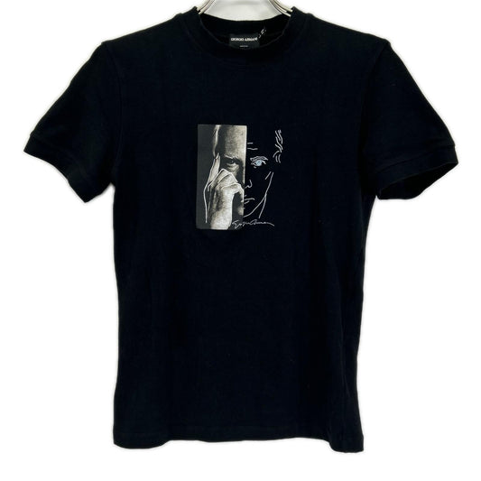 GIORGIOARMANI 90s Print Portfolio T-Shirt Black