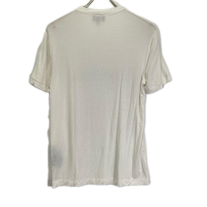 GIORGIOARMANI Logo Design Viscose T-Shirt White Size 48