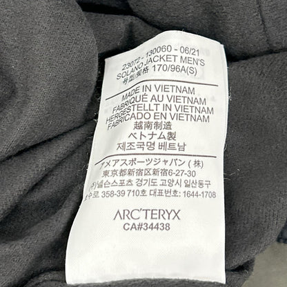 ARC'TERYX Solano Softshell Jacket Khaki Size S