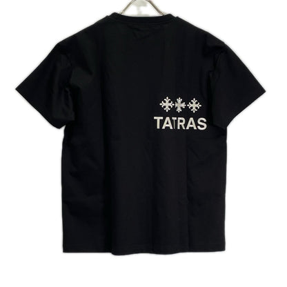 TATRAS Gisella Cotton Short Sleeve T-Shirt Black Size 02