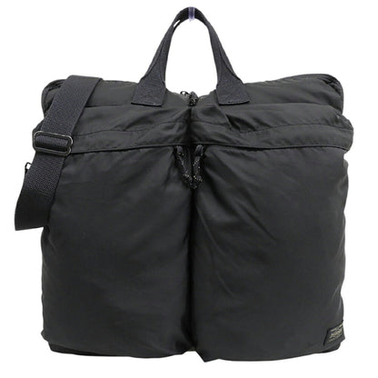 PORTER Tanker Force S 2-Way Helmet Bag Black Nylon