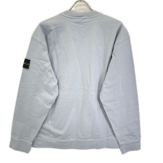 STONE ISLAND Gray Heavy Organic Cotton Sweatshirt Size L