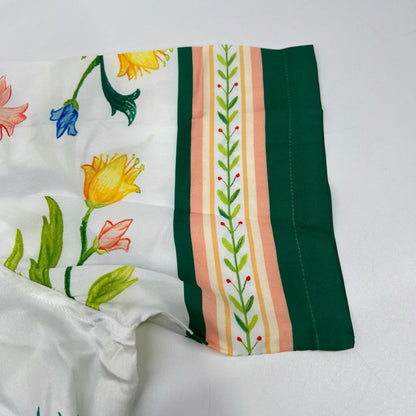 CASABLANCA L'Arche Fleurie Silk Shirt Multicolor Size M