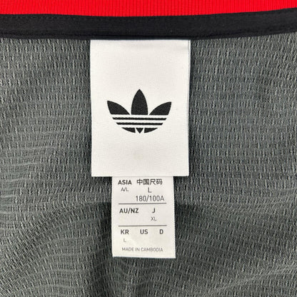 adidas KE0115 Mesh Track Jacket Red/Black Size M