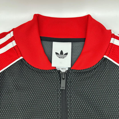 adidas KE0115 Mesh Track Jacket Red/Black Size M