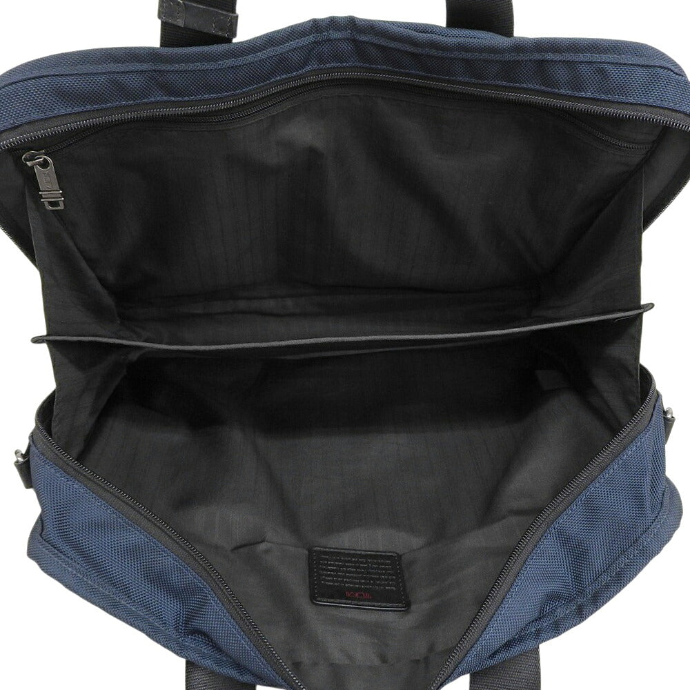 TUMI Alpha Nylon 2-Way Business Briefcase Blue