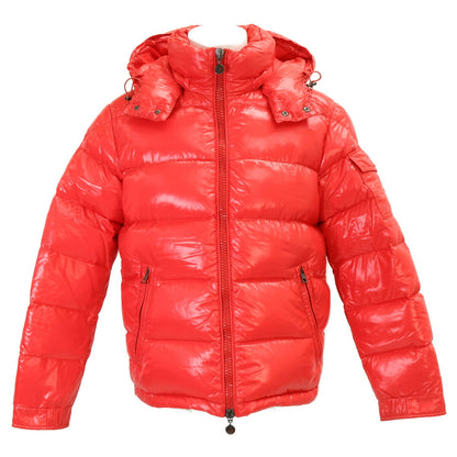 MONCLER Maya Hooded Down Jacket Red Size 2