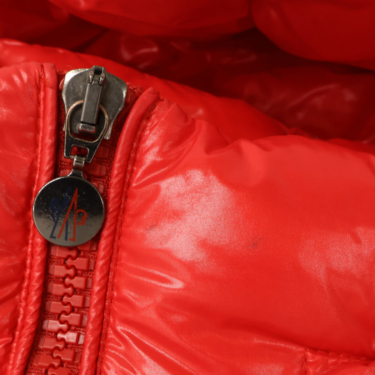 MONCLER Maya Hooded Down Jacket Red Size 2