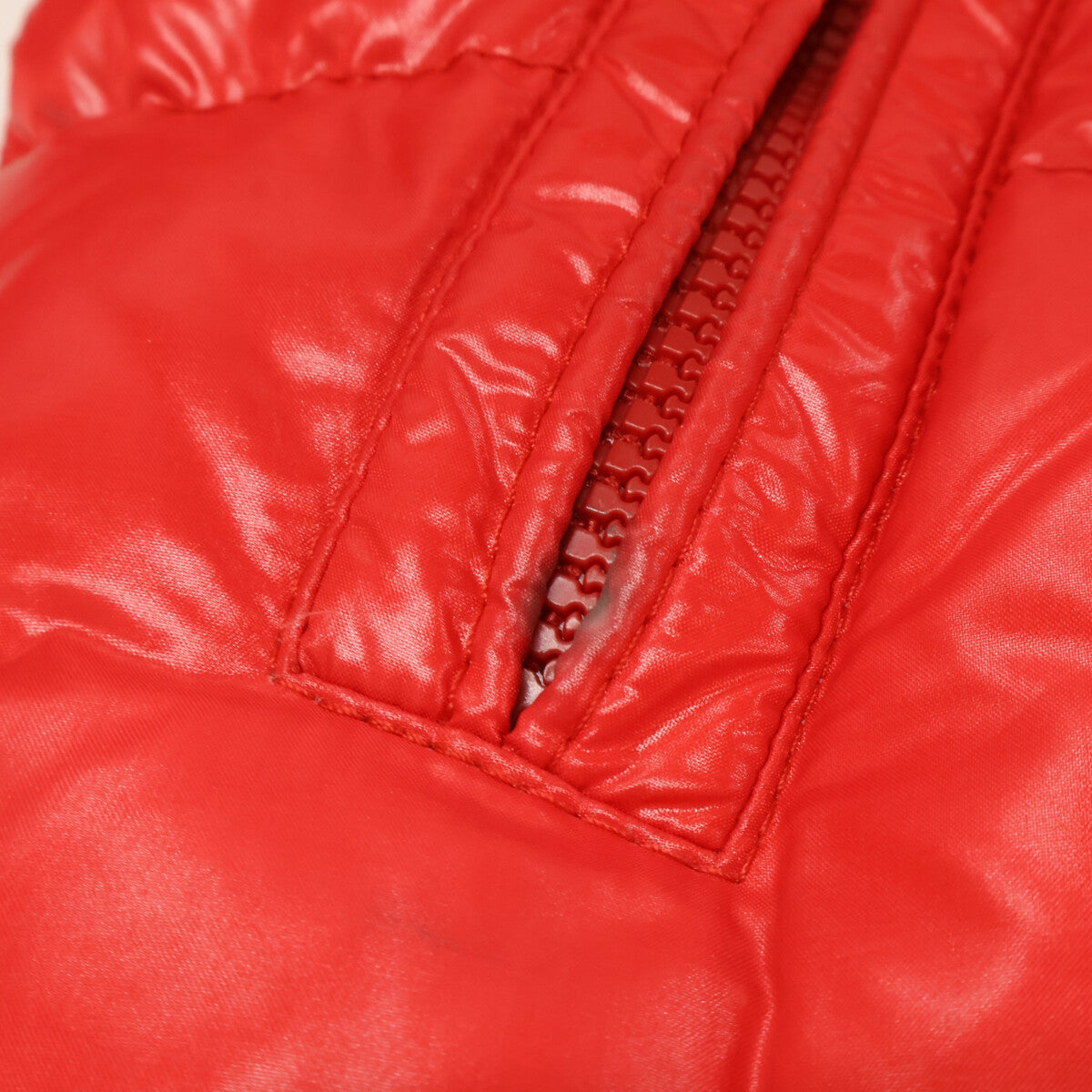MONCLER Maya Hooded Down Jacket Red Size 2