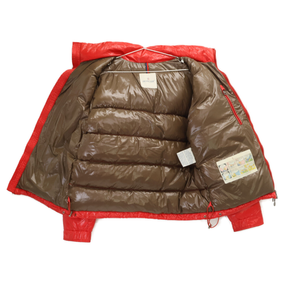 MONCLER Maya Hooded Down Jacket Red Size 2
