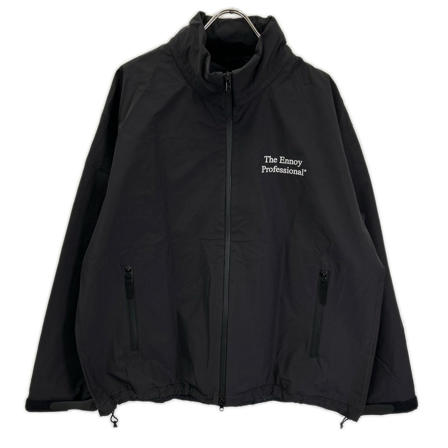 ennoy 24AW Black 3-Layer Nylon Shell Jacket Size L