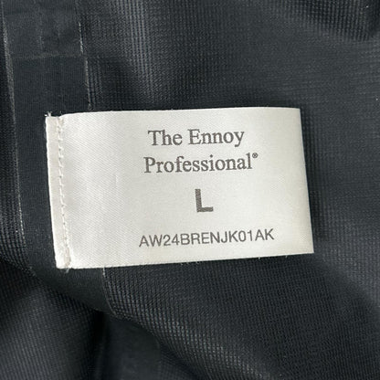 ennoy 24AW Black 3-Layer Nylon Shell Jacket Size L
