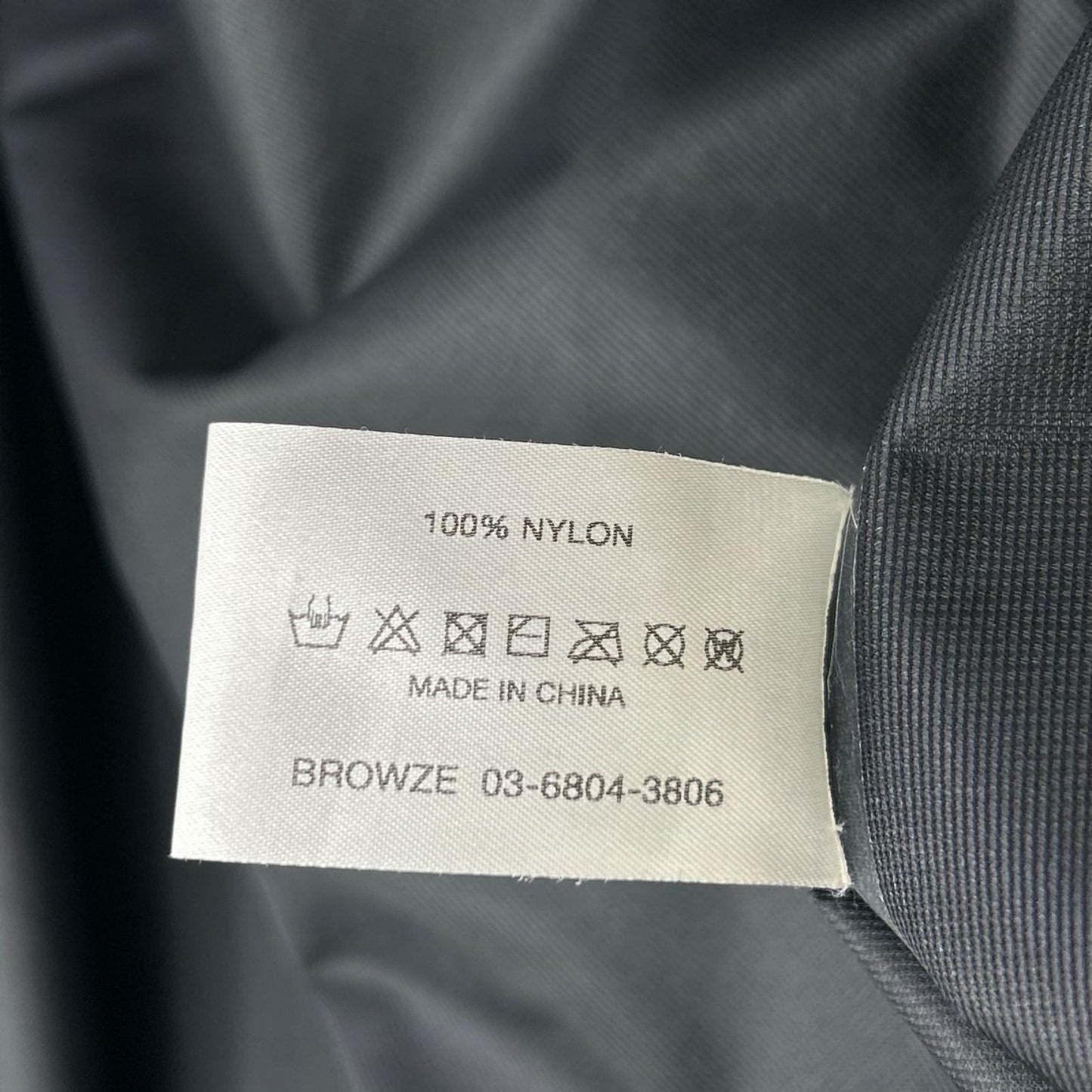 ennoy 24AW Black 3-Layer Nylon Shell Jacket Size L