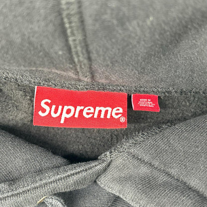 Supreme 23AW Varsity Pullover Cotton Hoodie Black Size L