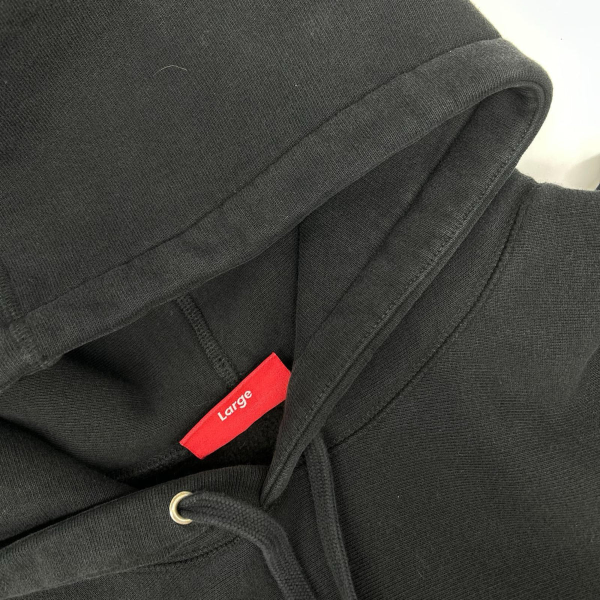 Supreme 23AW Varsity Pullover Cotton Hoodie Black Size L