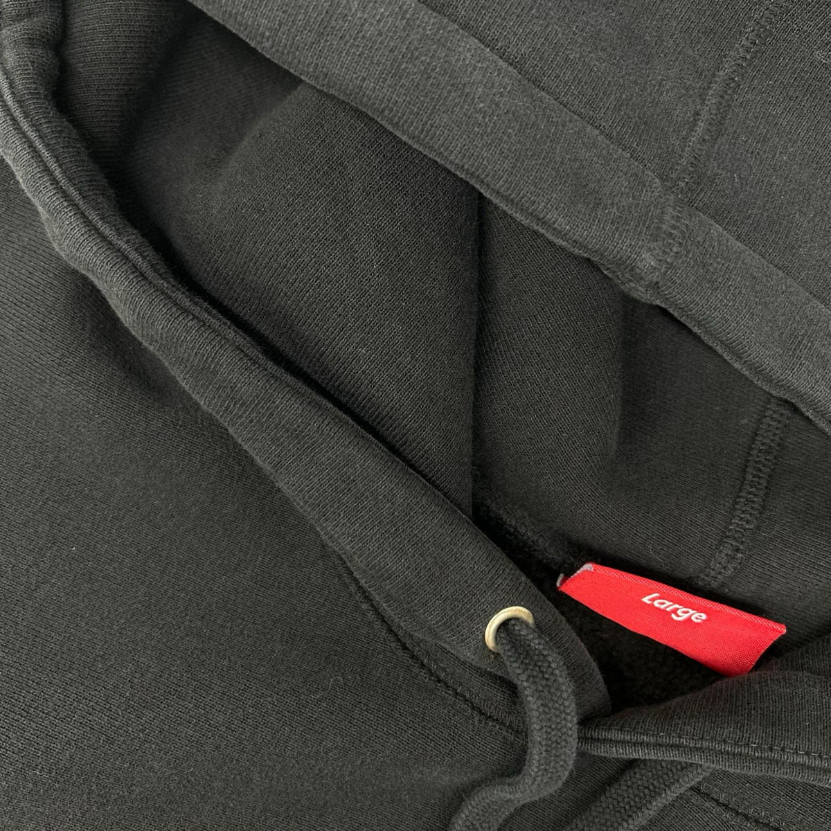 Supreme 23AW Varsity Pullover Cotton Hoodie Black Size L