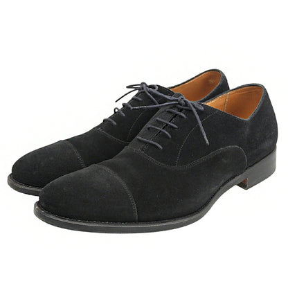 UNION IMPERIAL Suede Straight Tip Sneakers Black Size 7.5