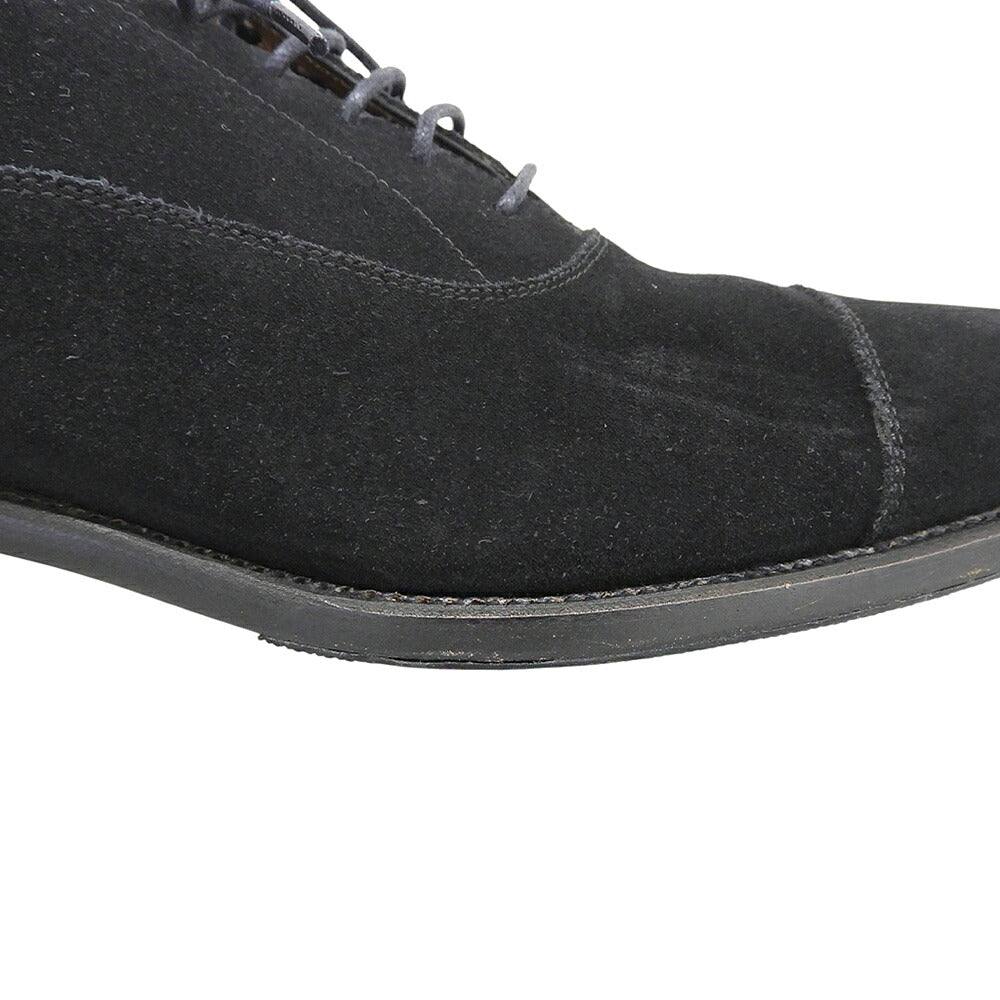 UNION IMPERIAL Suede Straight Tip Sneakers Black Size 7.5