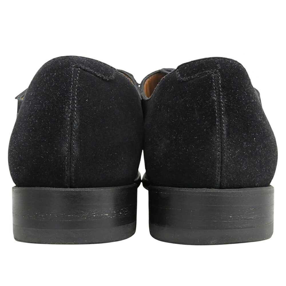 UNION IMPERIAL Suede Straight Tip Sneakers Black Size 7.5