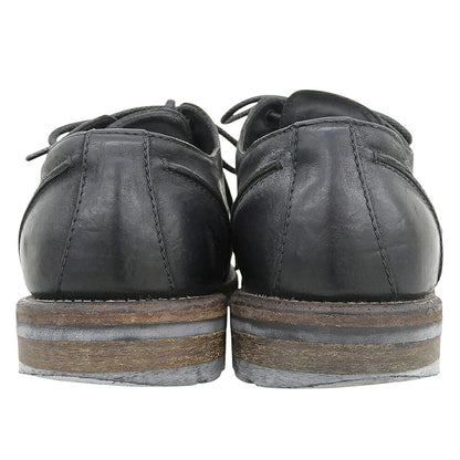 DOLCE&GABBANA 4-Hole Leather Sneakers Black Size 6