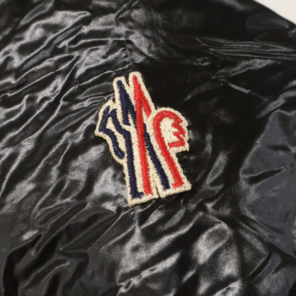 MONCLER GRENOBLE MARCASSIN Hooded Down Coat Black Size 3
