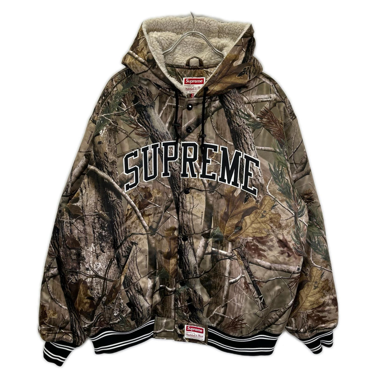 Supreme x MITCHELL&NESS 25AW Realtree Camo Khaki Jacket Size XL