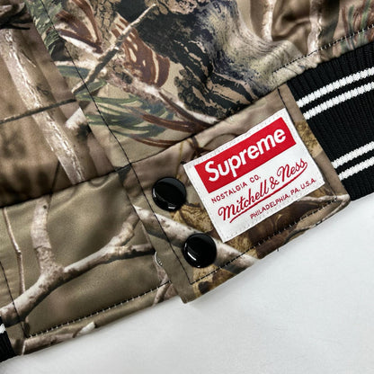 Supreme x MITCHELL&NESS 25AW Realtree Camo Khaki Jacket Size XL