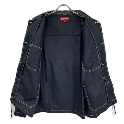 Supreme 24SS Navy Nylon Chore Coat