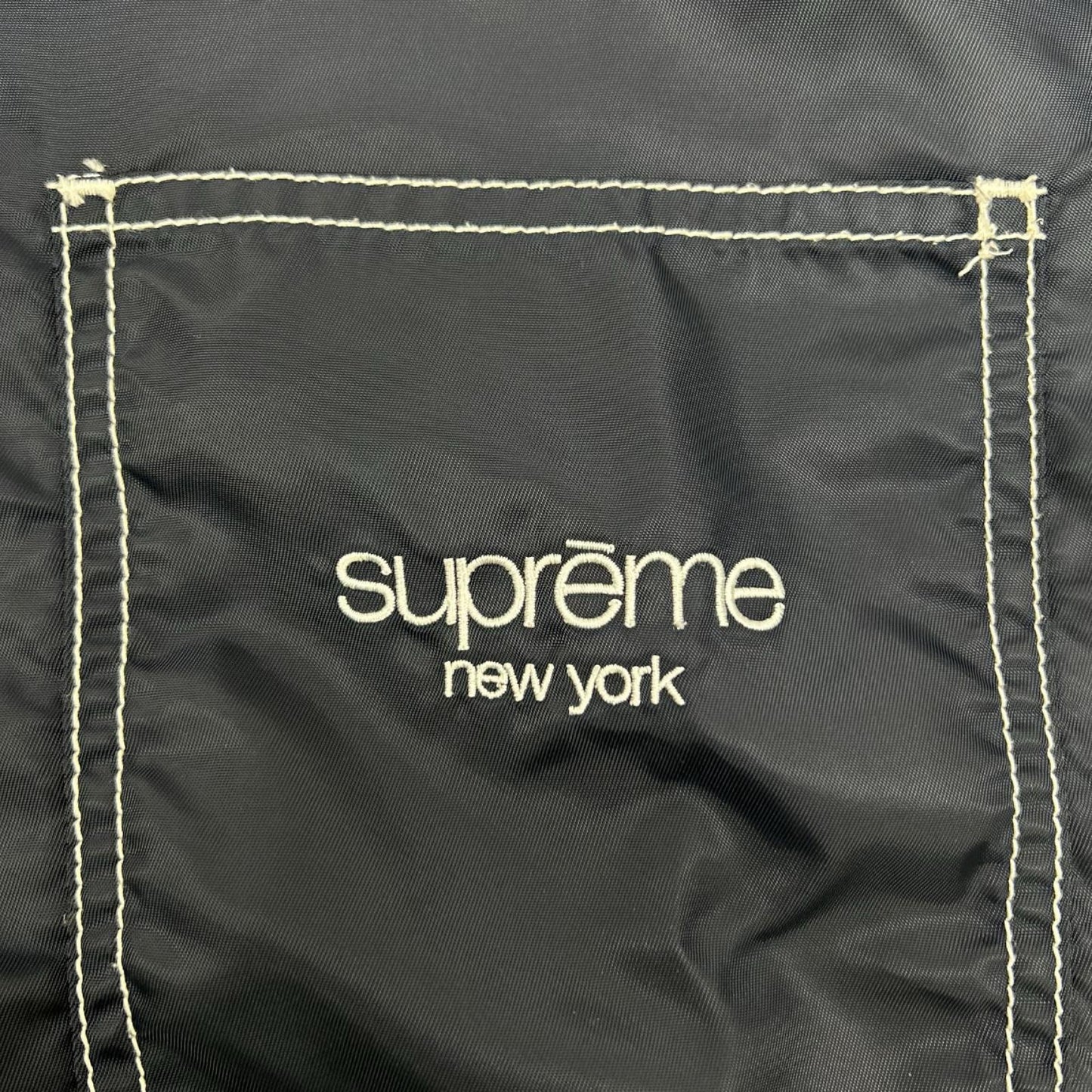 Supreme 24SS Navy Nylon Chore Coat