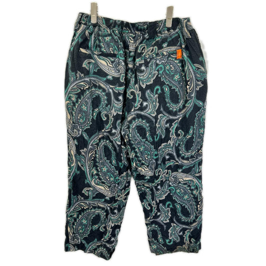 TIGHTBOOTH Black Paisley Balloon Rayon Pants Size L