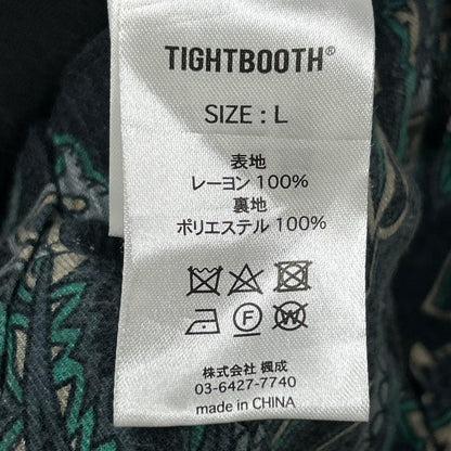 TIGHTBOOTH Black Paisley Balloon Rayon Pants Size L