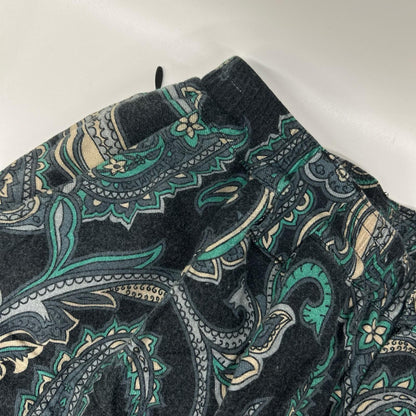 TIGHTBOOTH Black Paisley Balloon Rayon Pants Size L