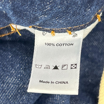 CASH ONLY Indigo Logo Baggy Denim Jeans Size L