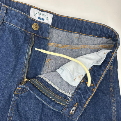 CASH ONLY Indigo Logo Baggy Denim Jeans Size L