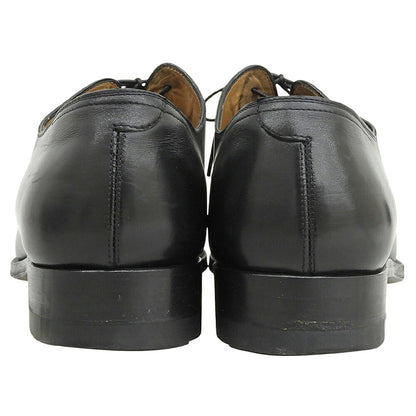S.T. Dupont Black Leather Plain Toe Sneakers Size 9