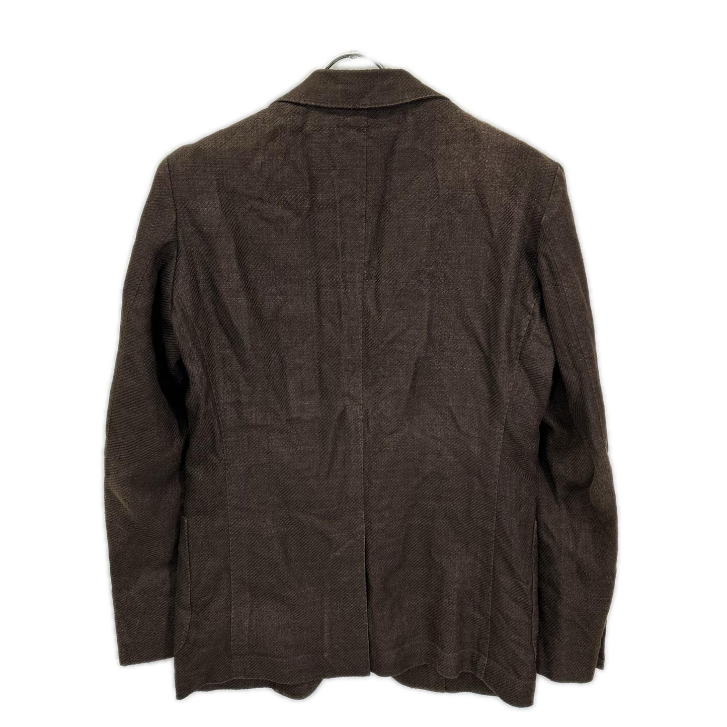 TOMORROWLAND PILGRIM Brown Zegna Cotton Silk Blazer Size 46