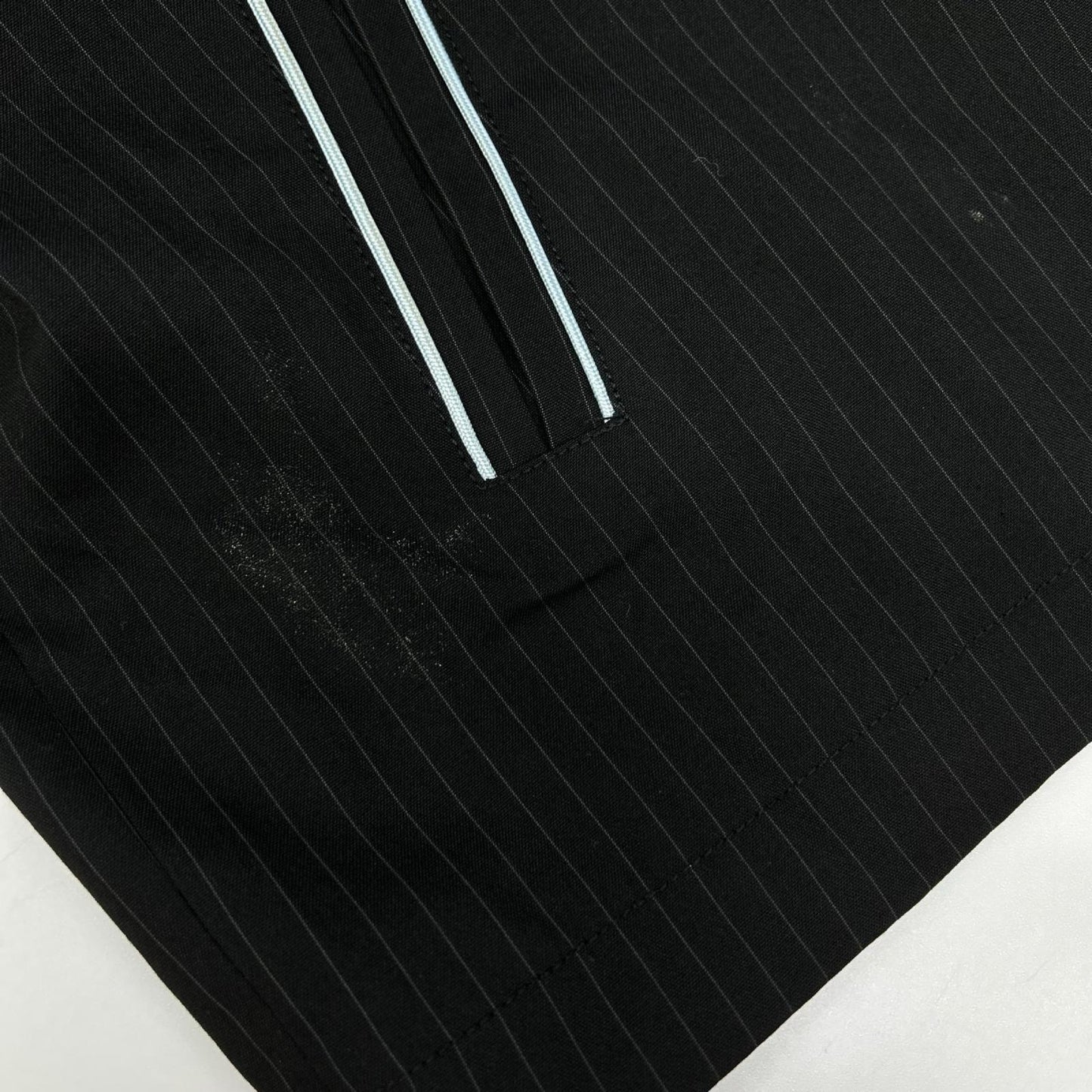 EVISU Black Logo Slogan Emb. Stripe Coach Jacket Size M