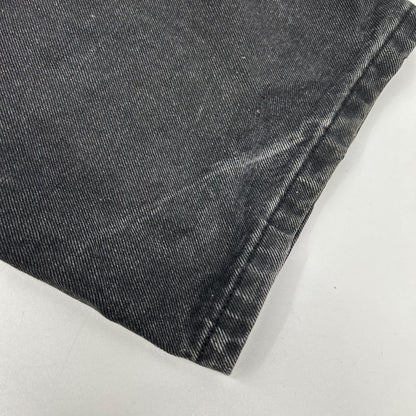 STAR TEAM Black Faded Double Knee Star Jeans Size 36
