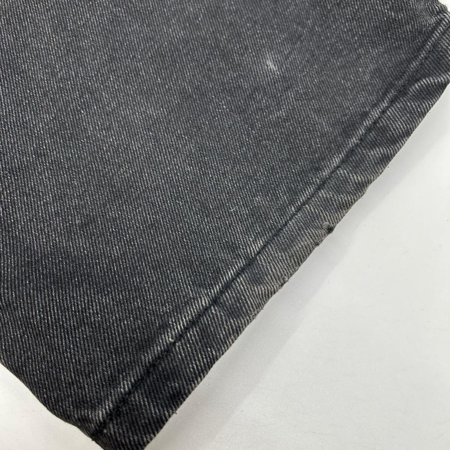 STAR TEAM Black Faded Double Knee Star Jeans Size 36