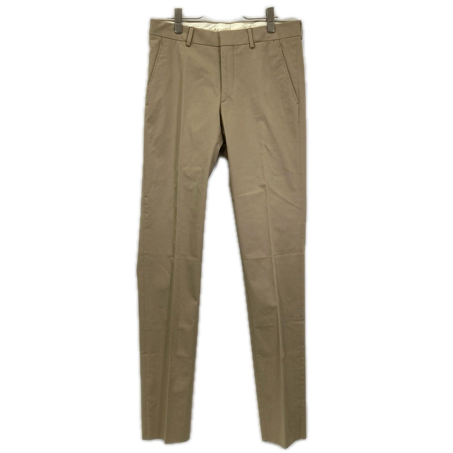 HERMES Beige Cotton-Poly Slacks Size 40