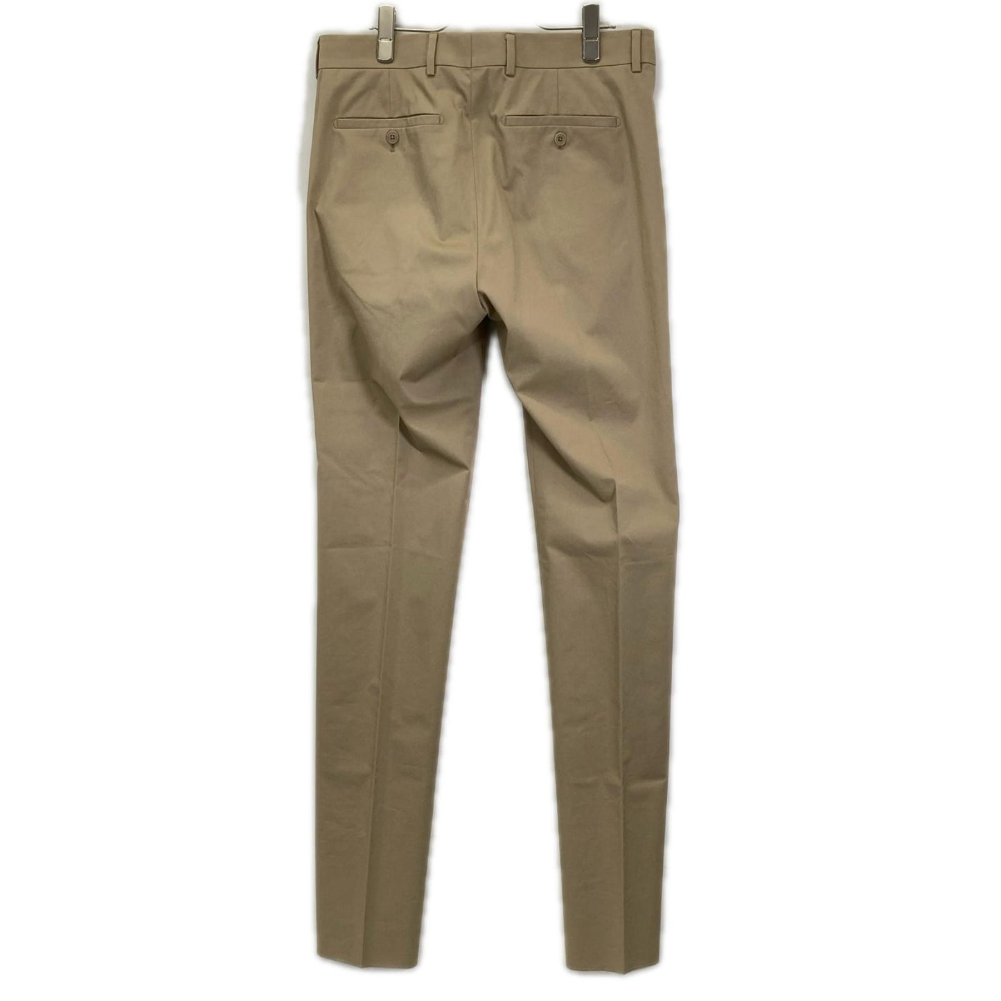 HERMES Beige Cotton-Poly Slacks Size 40