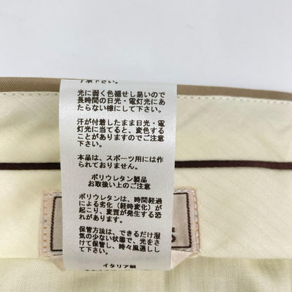 HERMES Beige Cotton-Poly Slacks Size 40
