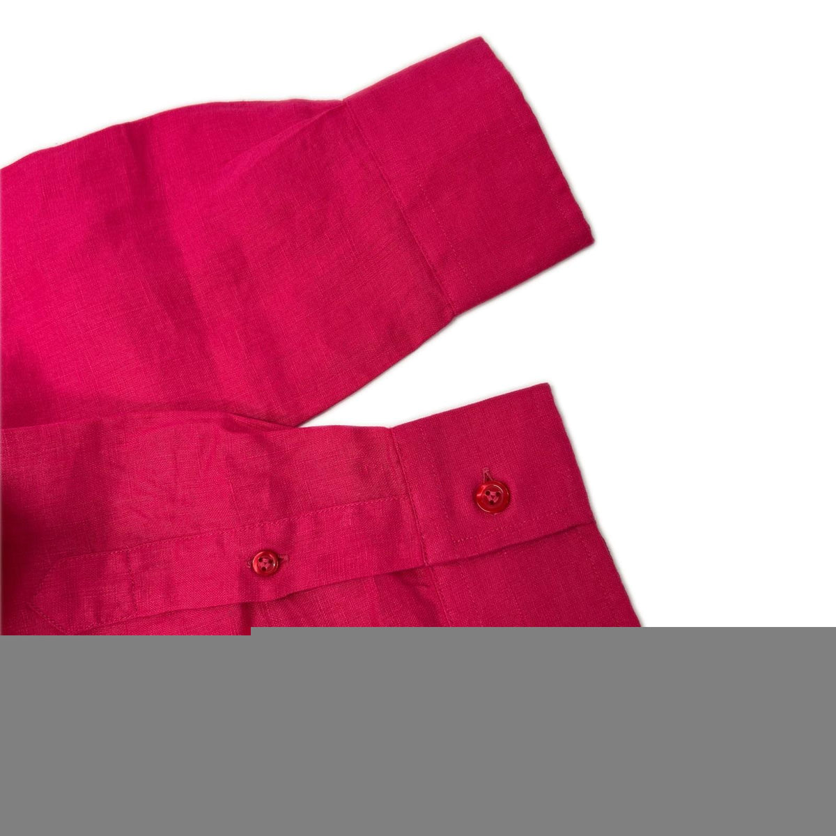 N/A Pink Linen Long Sleeve Shirt Size M