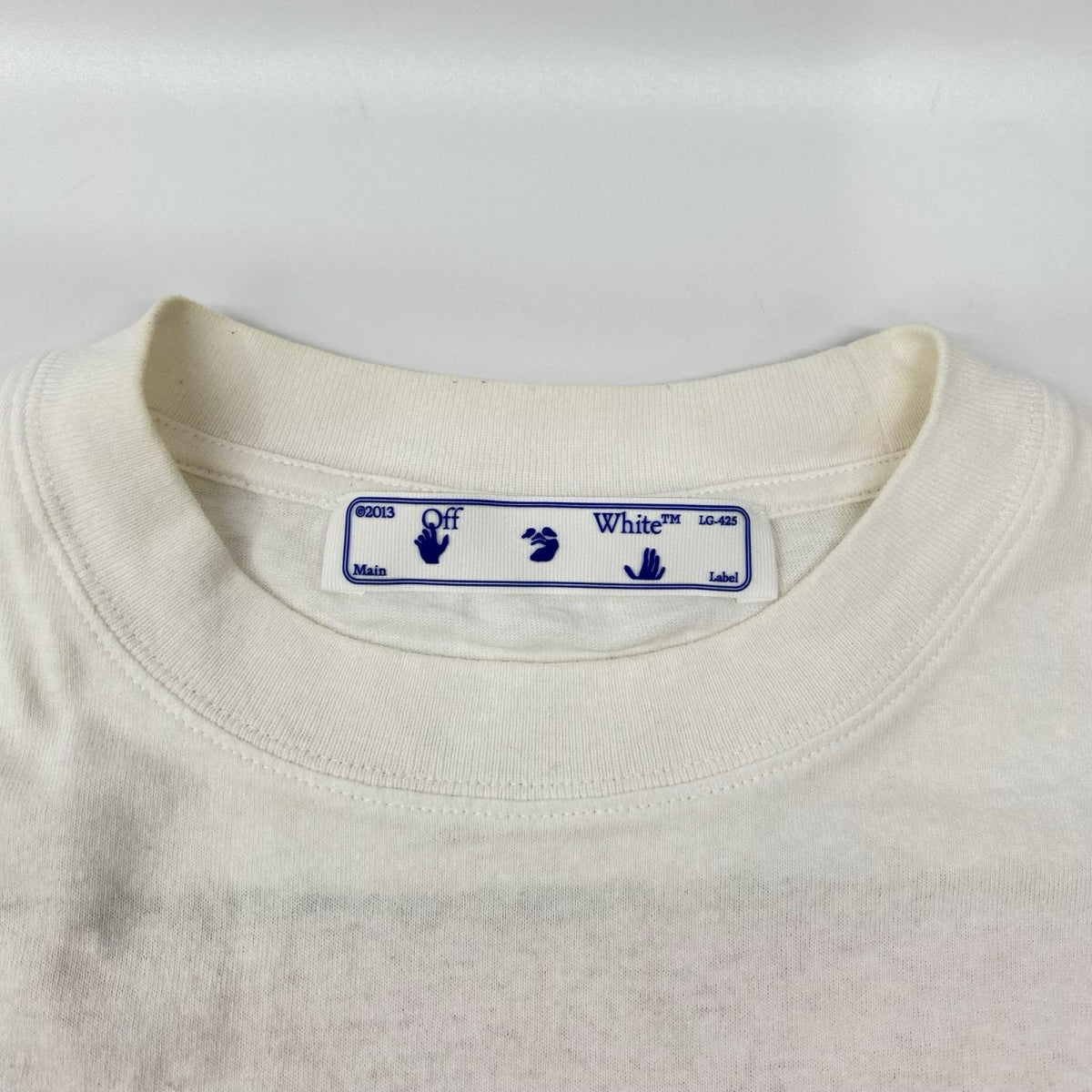 OFF-WHITE Marker Back Arrow Logo T-Shirt Cotton Size XS