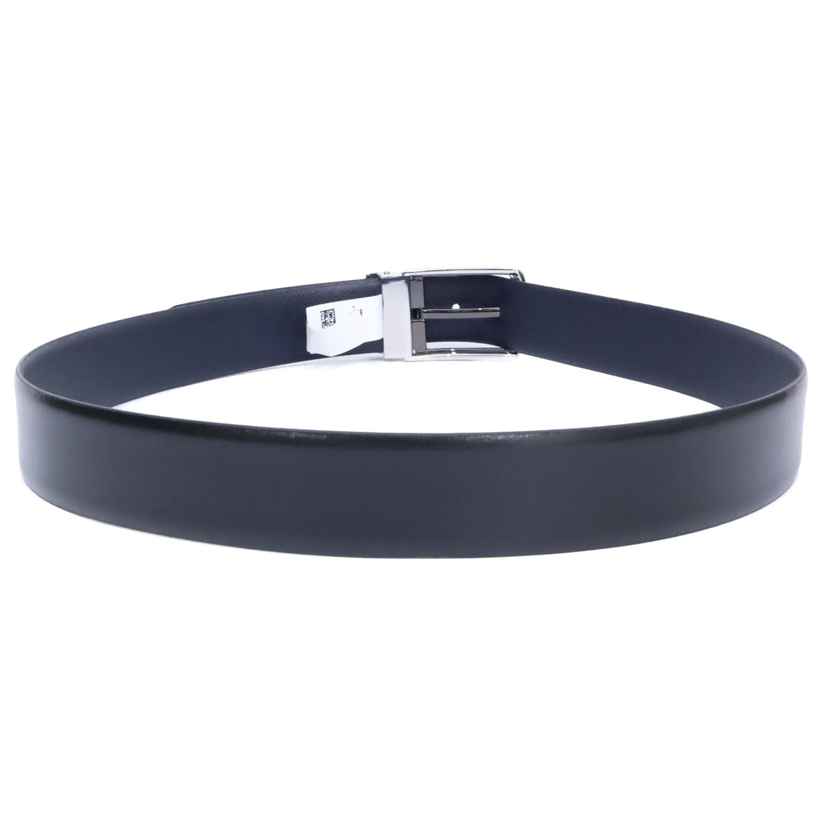 BOSS Reversible Leather Belt Black/Dark Navy Size 90 34