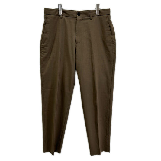 Theory Stretch Wool Travel Pants Brown Size 32