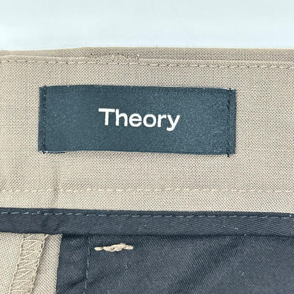 Theory Stretch Wool Travel Pants Brown Size 32