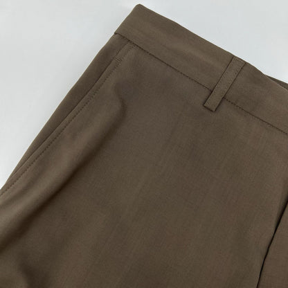 Theory Stretch Wool Travel Pants Brown Size 32