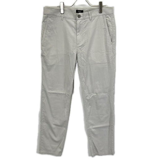 Theory Cotton Chino Straight Pants White Size 32